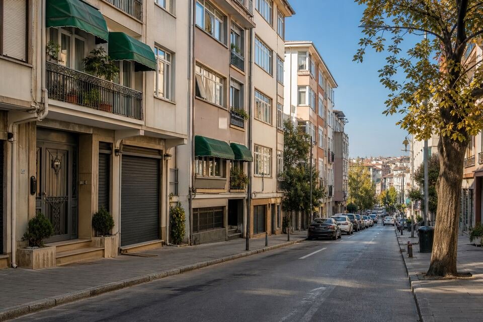 Güngören çilingir hizmet bölgesi için kentsel apartman sokağı