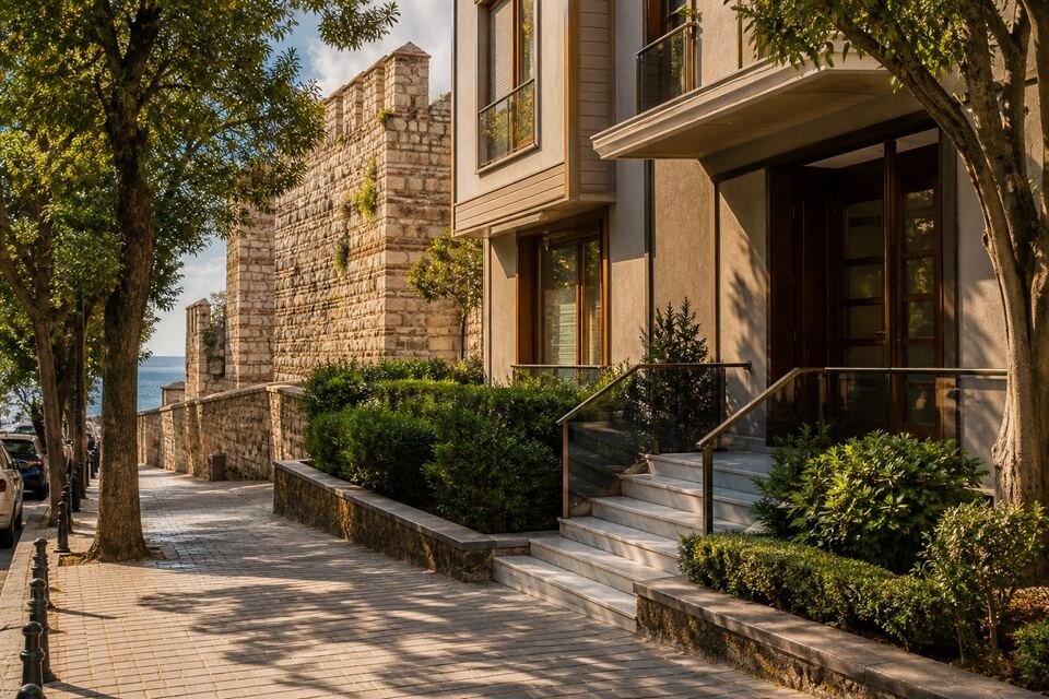 Zeytinburnu çilingir hizmet bölgesi için tarihi dokuya yakın apartman girişi